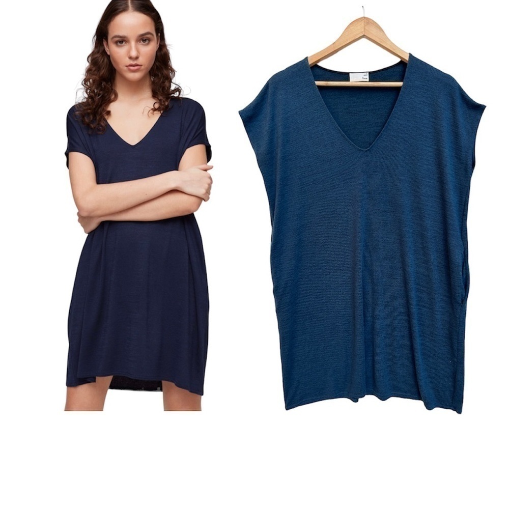 ARITZIA Wilfred Free Marcoux Dress green blue shade